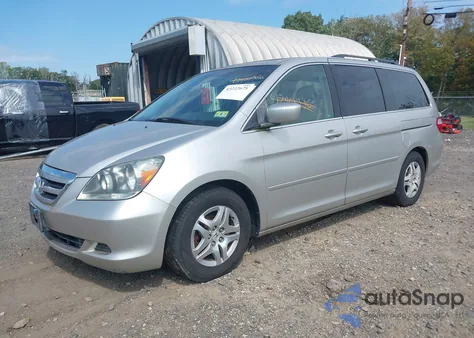 2007 Honda Odyssey Ex-L z USA, uszkodzony, nr VIN 5FNRL38777B403101